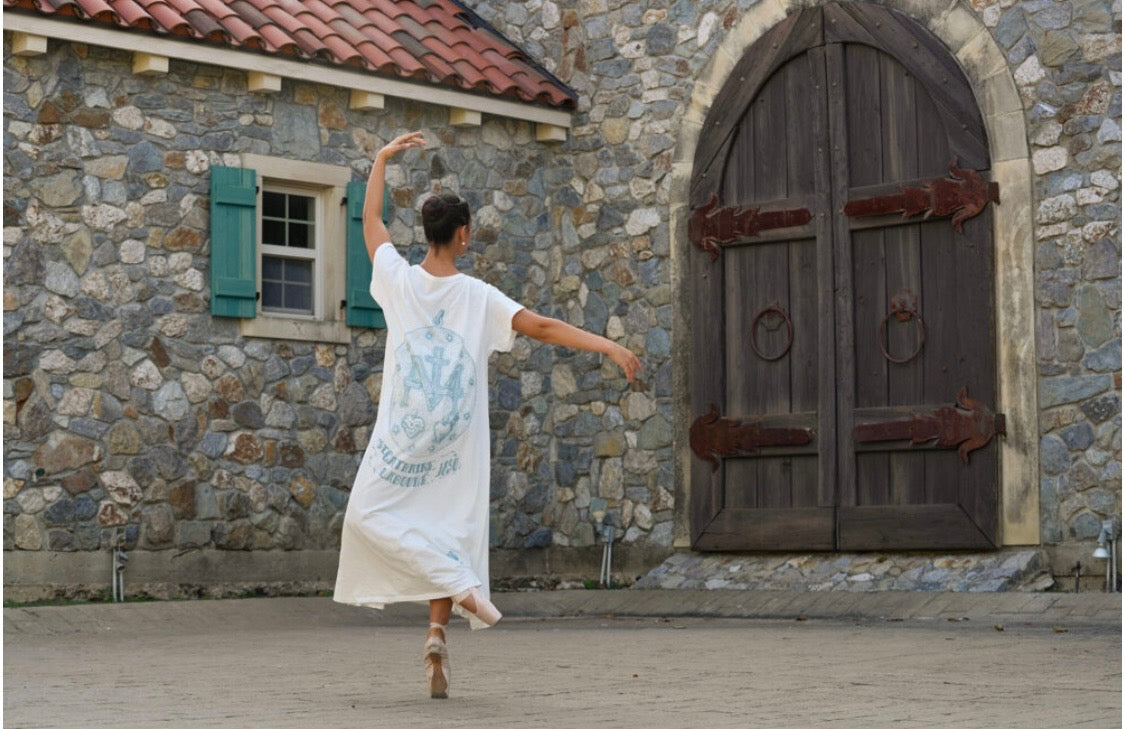 Short Sleeve Miraculous Medal T-Shirt Dress