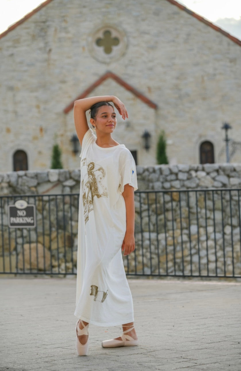 Short Sleeve St. Joan of Arc T-Shirt Dress
