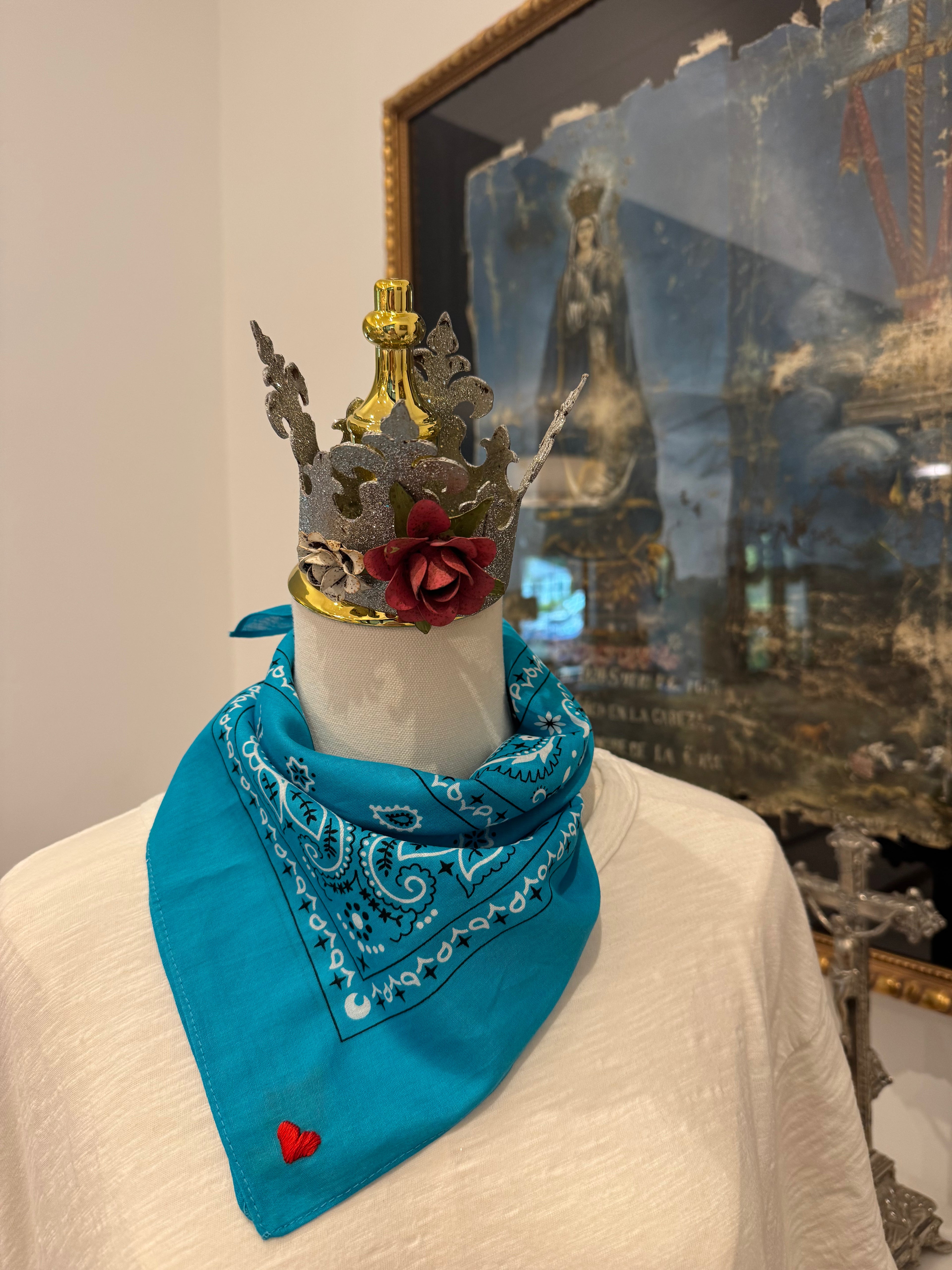 Turquoise Bandana