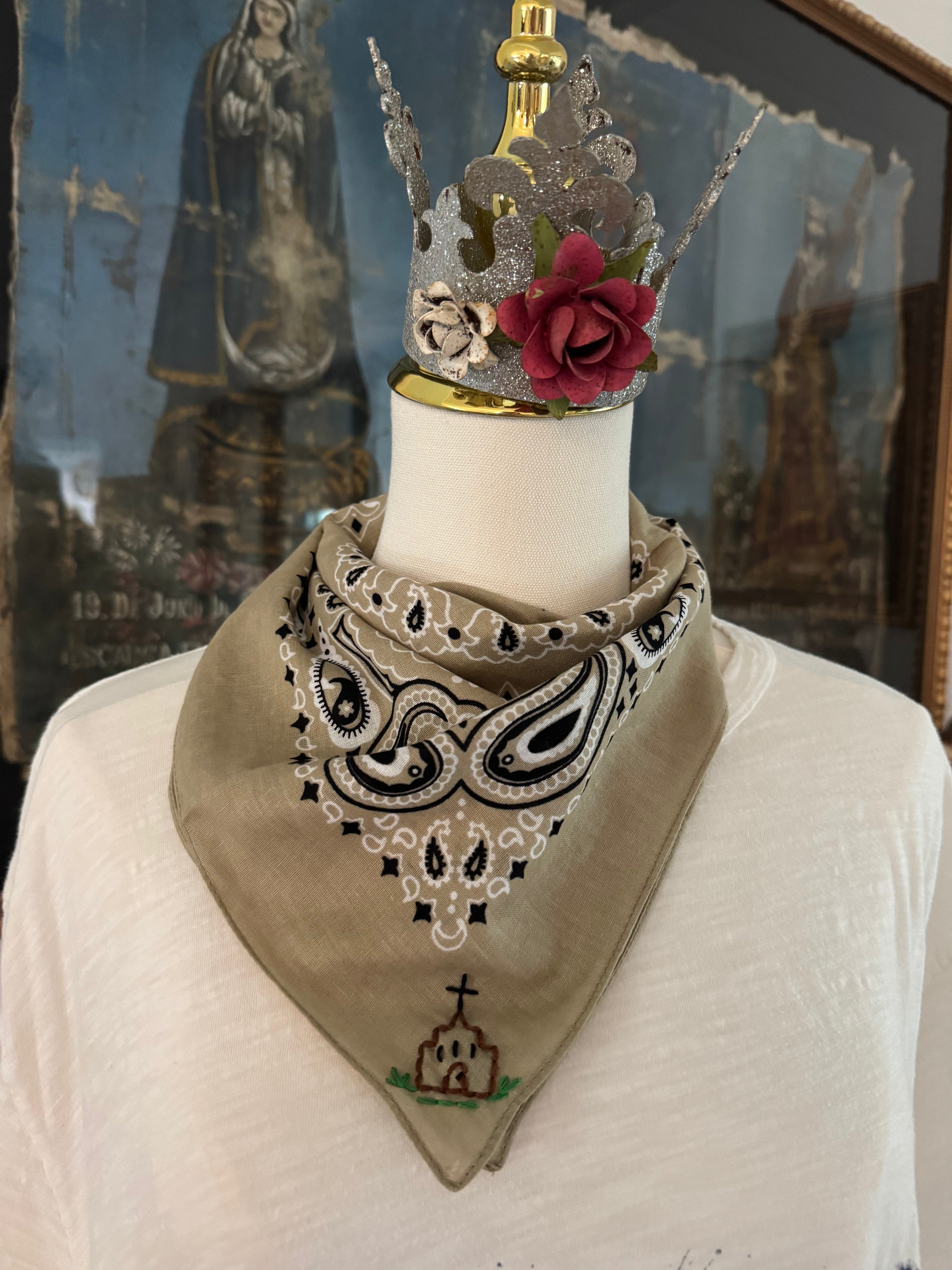 Taupe Bandana