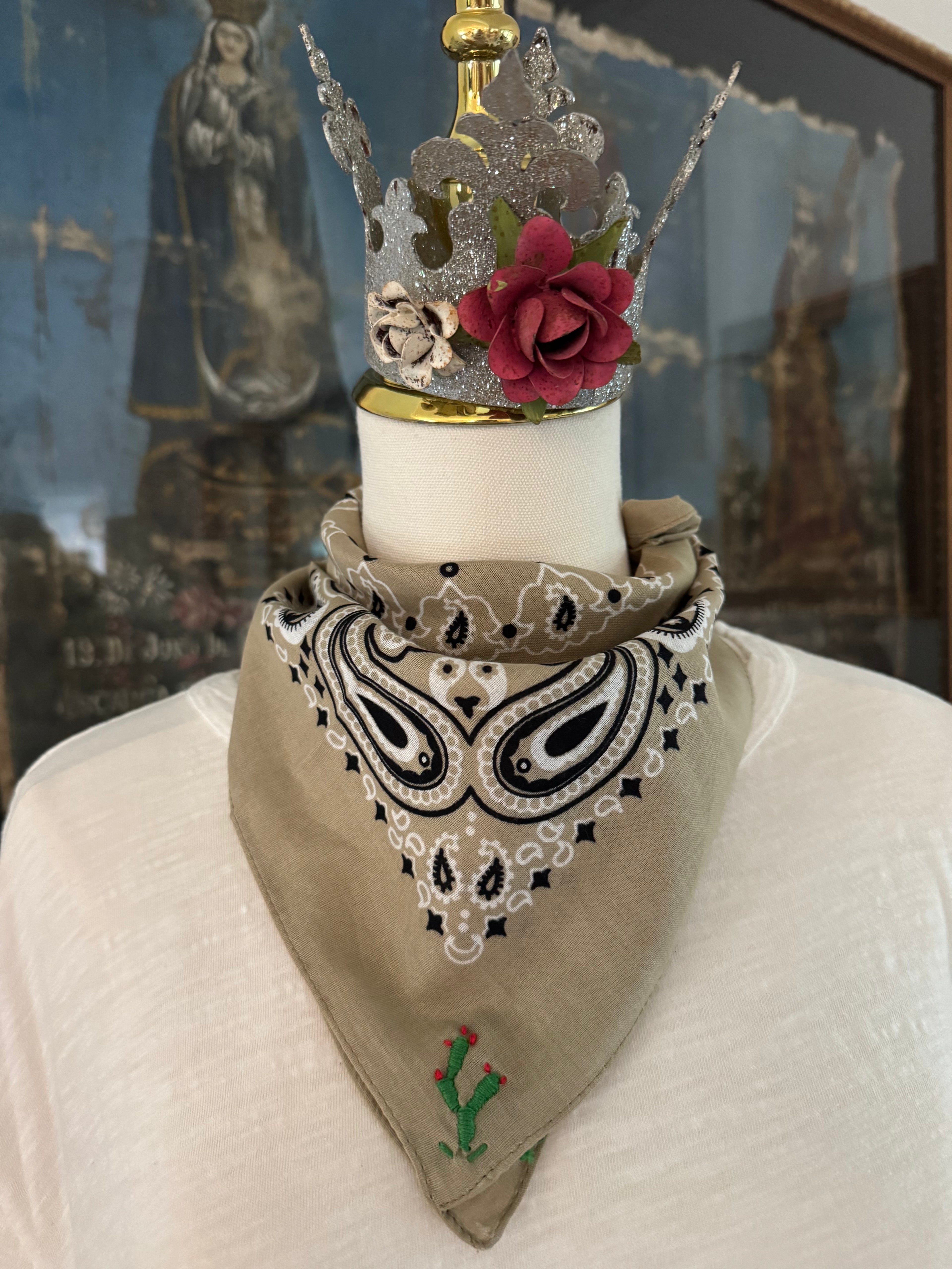Taupe Bandana