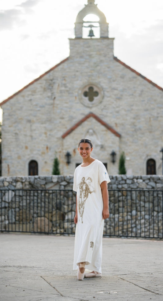 Short Sleeve St. Joan of Arc T-Shirt Dress